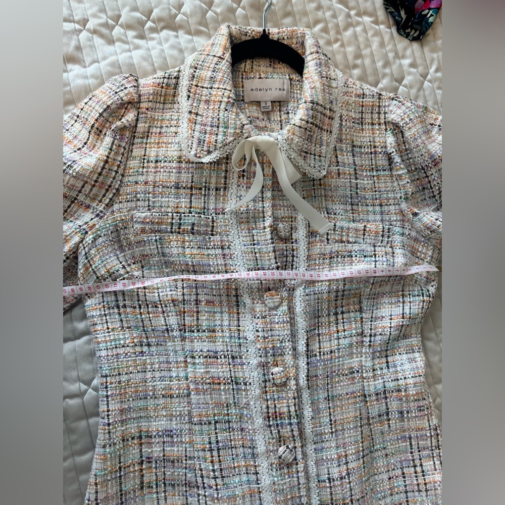 Adelyn Rae Multicolor Tweed Dress - Picture 3 of 4